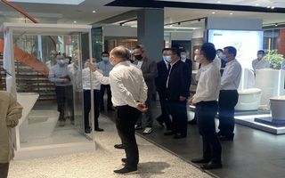 臺州市長一行蒞臨歐路莎衛浴 數字化創新模式再獲定